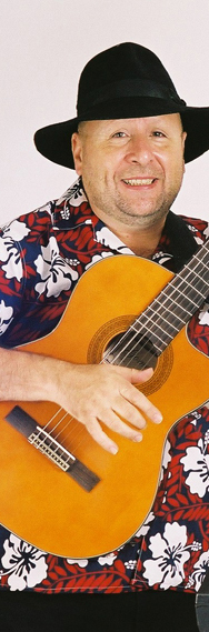 themafeest hawaii muzikant